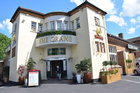 "The Crane" listed Building now a Hungry Horse
        Pub
