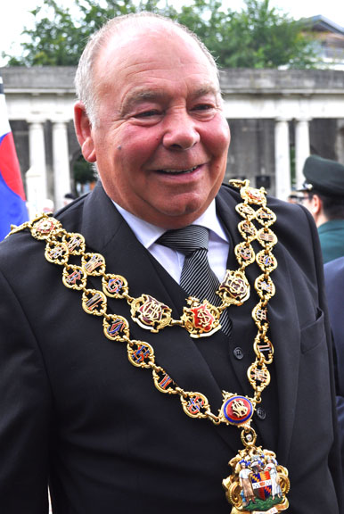 Councillor John Lines , Lord Mayor of Birmingham