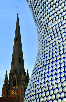 St Martins in the
        Bullring Birmingham